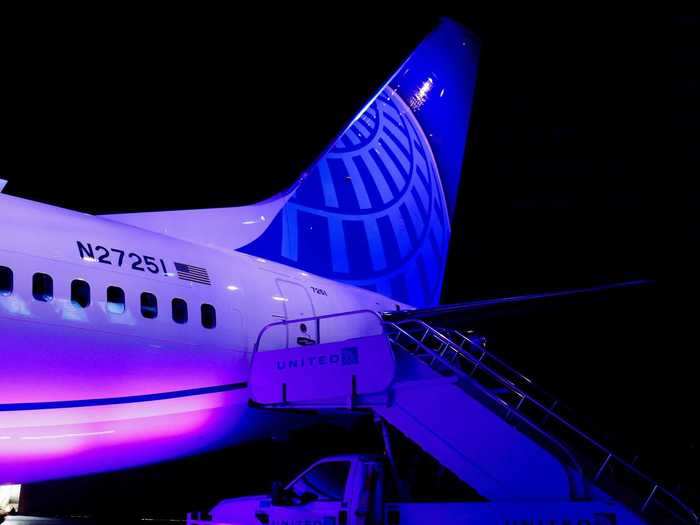 Every new aircraft will also come painted in United