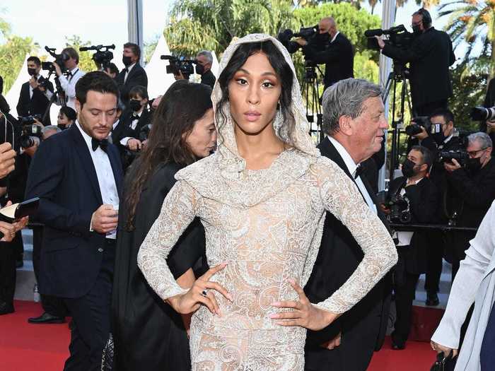 MJ Rodriguez, who also goes by Michaela Jaé, wore a daring yet elegant style from Etro.