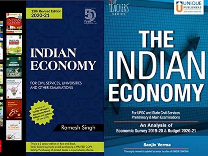 Indian Economy by Ramesh Singh and The Indian Economy by Sanjiv Verma
