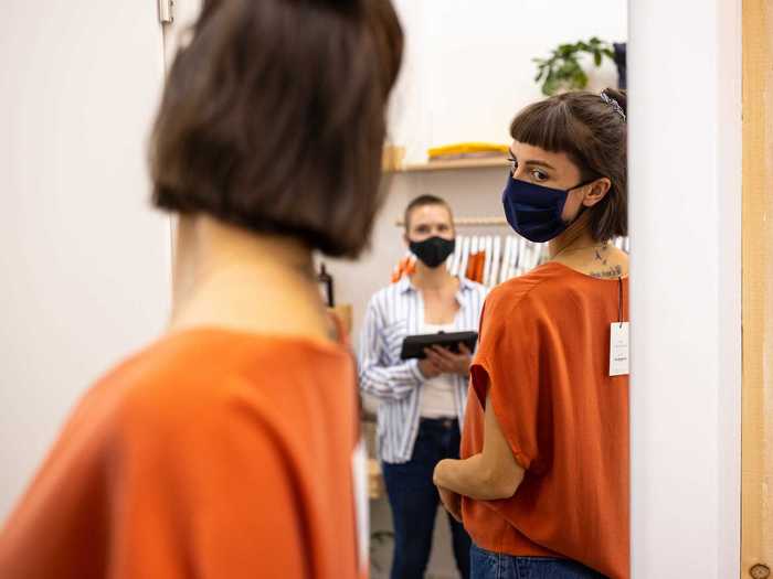 Dressing rooms at retail stores