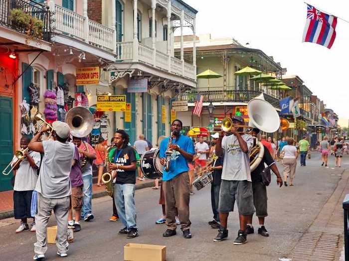 Louisiana: Bourbon Street