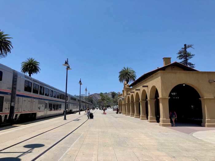I booked a $56 round-trip Amtrak ticket from LA to Santa Barbara and made the trek to the "American Riviera," as the idyllic coastal city has long been nicknamed.