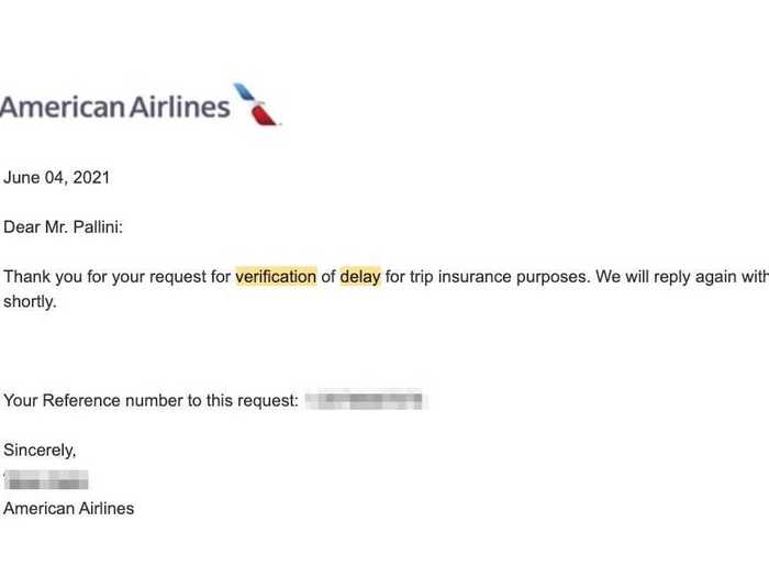 Even that was surprisingly easy. American has a request form just for "delay verification requests."