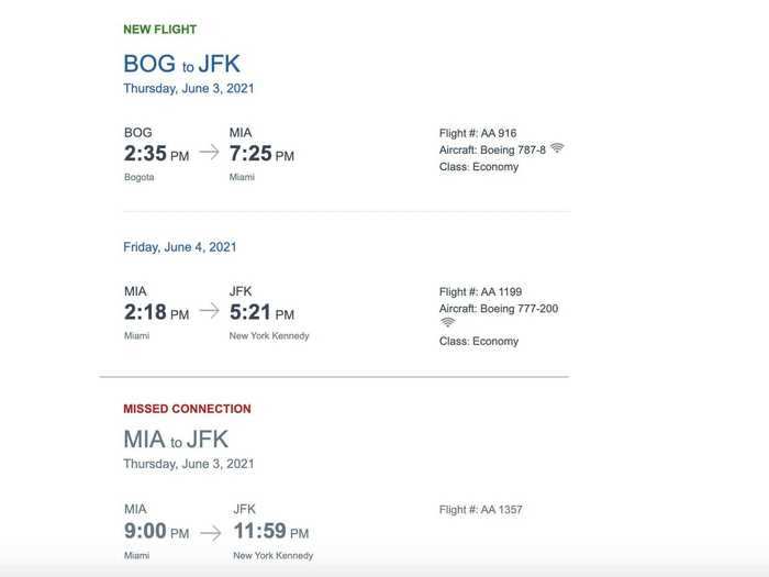 First, I needed proof of the delay being greater than six hours. That was easy as American sent an email telling me that I was rebooked on a later flight after the first flight cancellation.