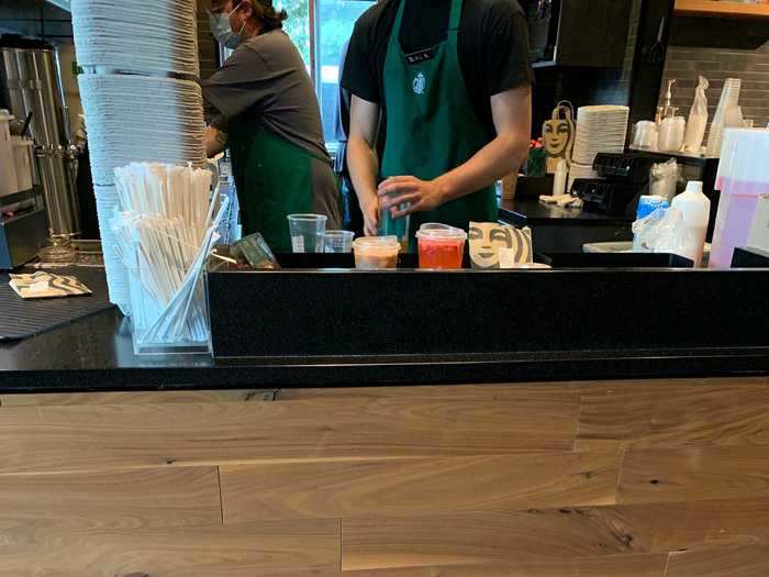 The barista helping me told me that he