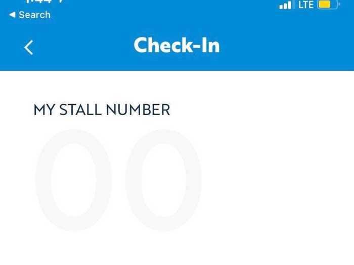 When you arrive, the app prompts you to say where you are parked. Each spot in the drive-in has a corresponding number.