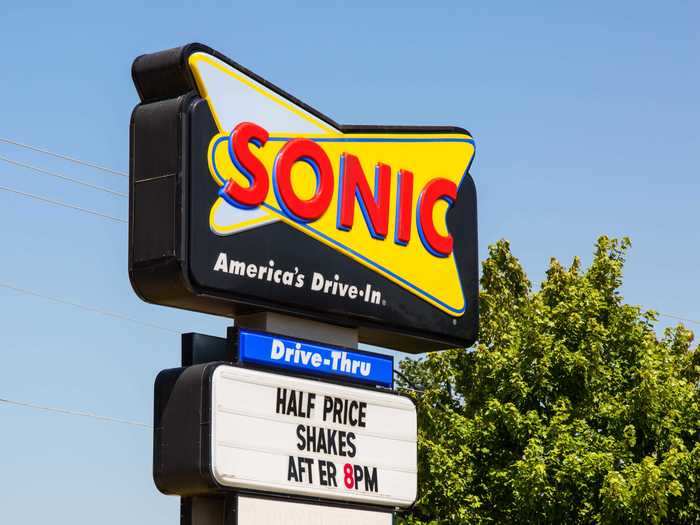 Next up, I went to Sonic, which has a drive-thru along with a drive-in.