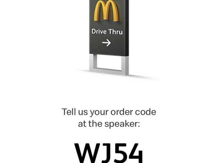 The app gave me a short code to give the worker at the speaker, which I think made things move slightly faster than trying to repeat my name a few times.