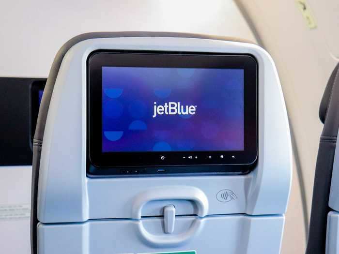 Each seat in economy will offer 10.1-inch seat-back screens with JetBlue