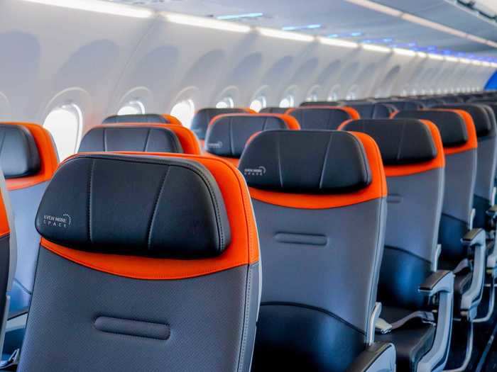 These seats are also among the closest to the front so flyers can get off of the plane sooner than most, while also enjoying early boarding privileges compared to the rest of economy.