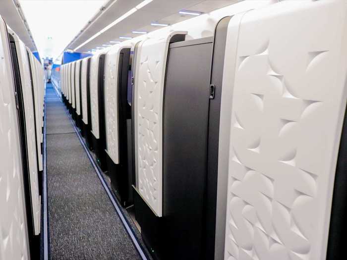 And to that effect, each seat will have fully closeable doors that block passengers off from the rest of the plane.