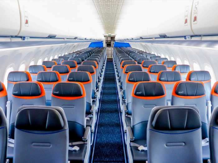 Only 138 seats are offered on an aircraft that can normally seat around 200.