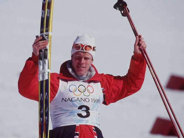 Cross-country skier Bjørn Dæhlie is considered one of the best winter Olympic athletes in history with 12 medals.