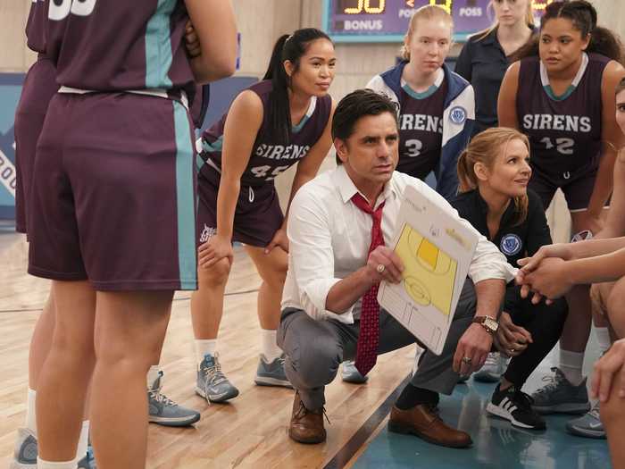 John Stamos does his usual thing in "Big Shot," but he does it so well. We