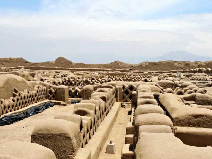 Chan Chan Archaeological Zone, Peru.