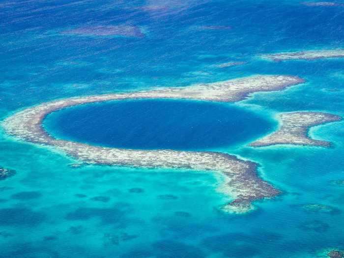 The Belize Barrier Reef System.