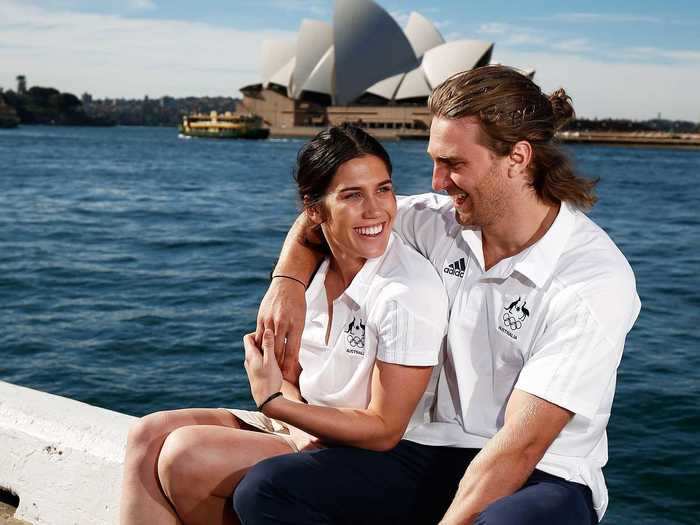 Australian rugby players Charlotte Caslick and Lewis Holland had to postpone their wedding due to COVID.