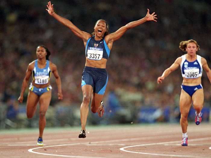 Track athlete Marion Jones was stripped of her five Olympic medals, including three gold, after admitting to using steroids to prepare for the competition.