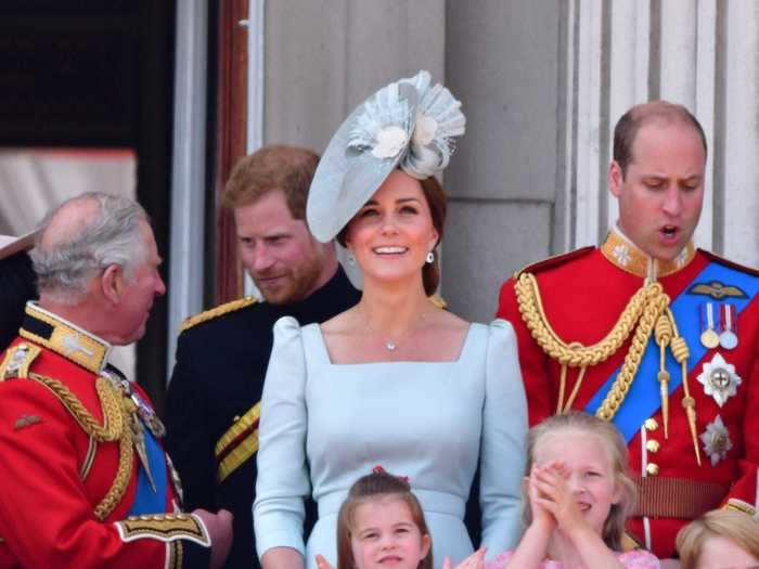 They opted for light-blue outfits at the 2018 event.