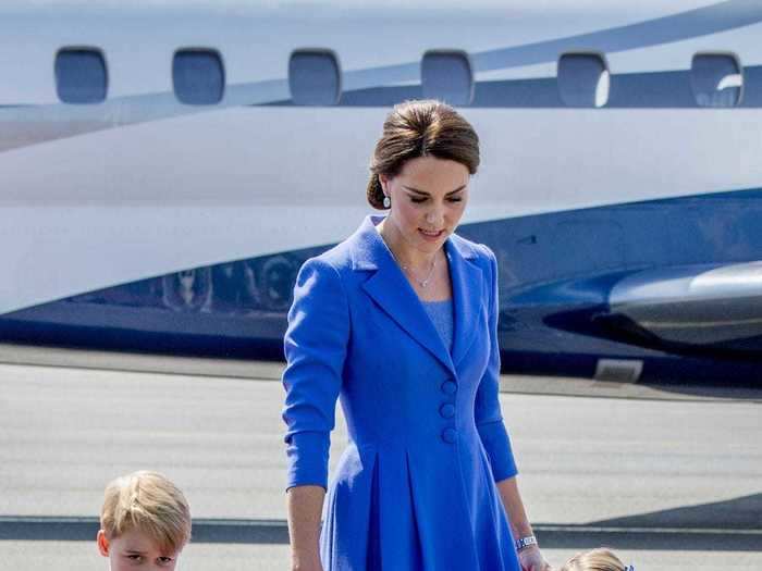 Middleton and Charlotte wore multiple matching outfits on a 2017 trip to Poland and Germany.