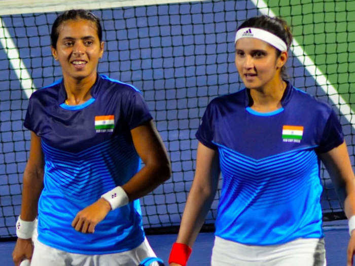 Sania Mirza and Ankita Raina — Women