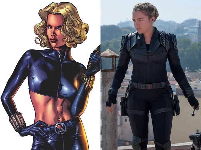 Florence Pugh made her debut as the new Black Widow, Yelena Belova, in "Black Widow."