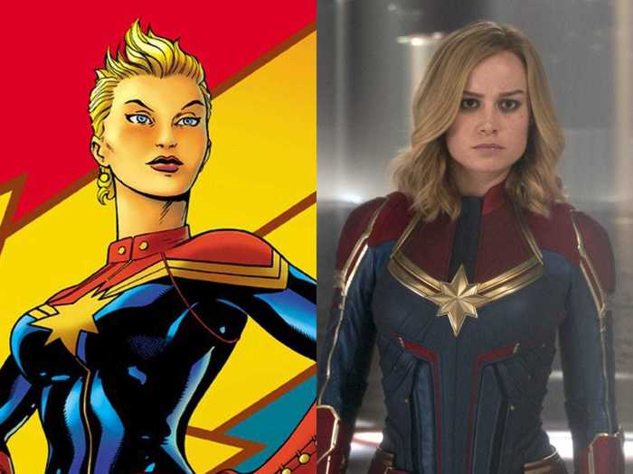 Captain Marvel, real name Carol Danvers, became the first female superhero with her own move in 2019. She