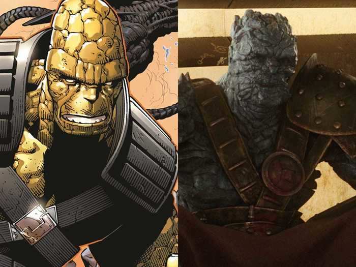 Korg, who is voiced by Taika Waititi, can be seen fighting in the final battle of "Endgame," making him an Avenger.