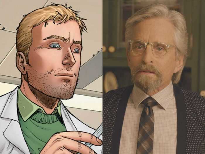 Henry "Hank" Pym is the original Ant-Man, and is played by Michael Douglas.