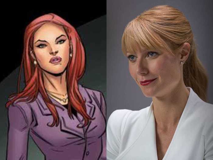 Gwyneth Paltrow played Pepper Potts, Tony