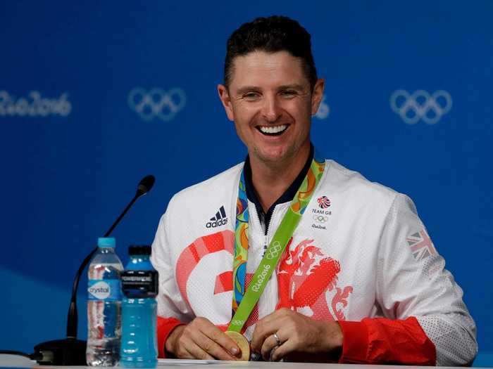 Justin Rose took home gold in the golf event.