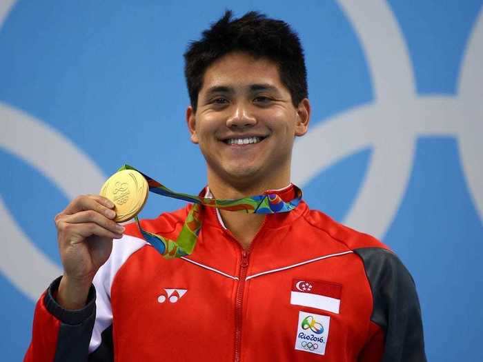 Joseph Schooling of Singapore became a breakout star when he beat his idol Michael Phelps in the 100-meter butterfly.