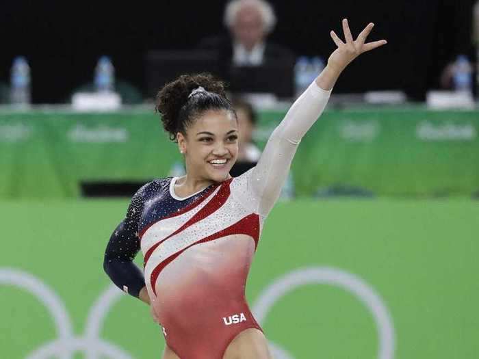 Laurie Hernandez took home a gold in the team event and a silver in the balance beam.