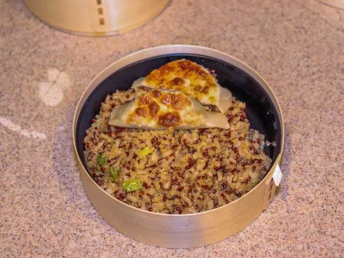 Golden potstickers will be offered with "Beyond Beef" in addition to cabbage and scallion. A quinoa brown "cauli-fried" rice crafted with quinoa, cauliflower rice, cabbage, and scallion will also be offered as a rice alternative.