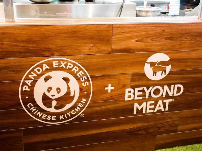 A vegan option of Panda Express