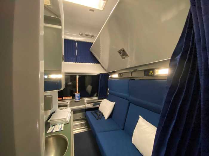 First, I was surprised to learn Amtrak trains have private rooms for passengers.