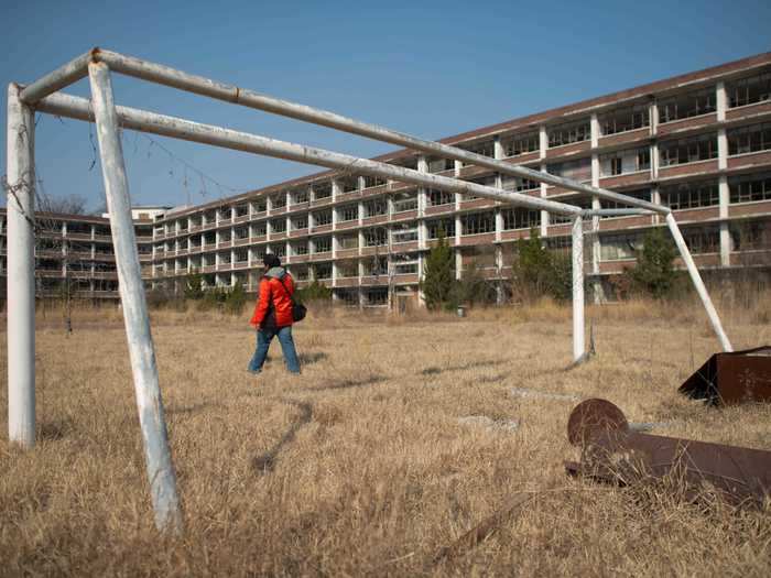 The Chung-Il Girls High School is one of the thousands of South Korean schools that have been left to rot.