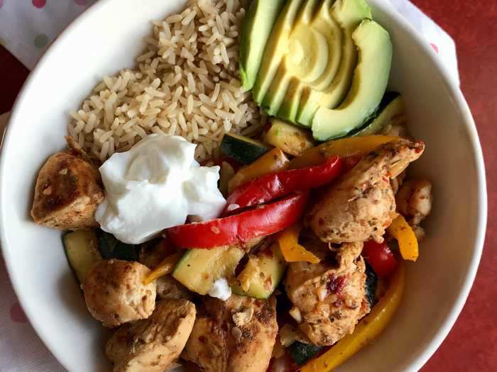 1. Fajita bowl