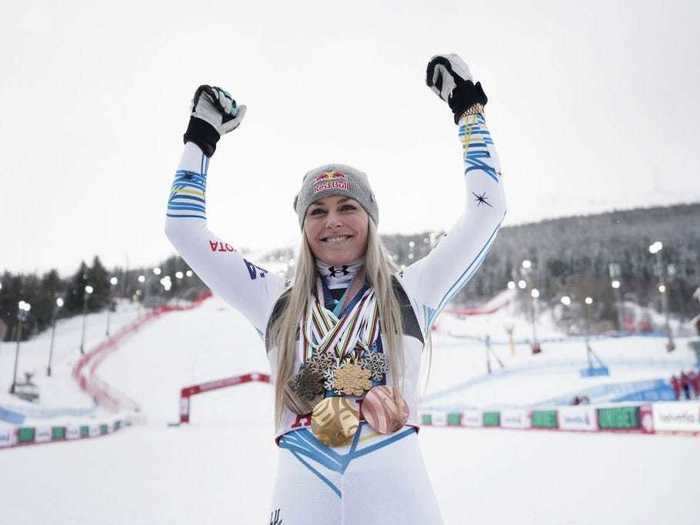 MINNESOTA: Alpine skier Lindsey Vonn won gold and bronze medals in 2010 and a bronze medal in 2018.