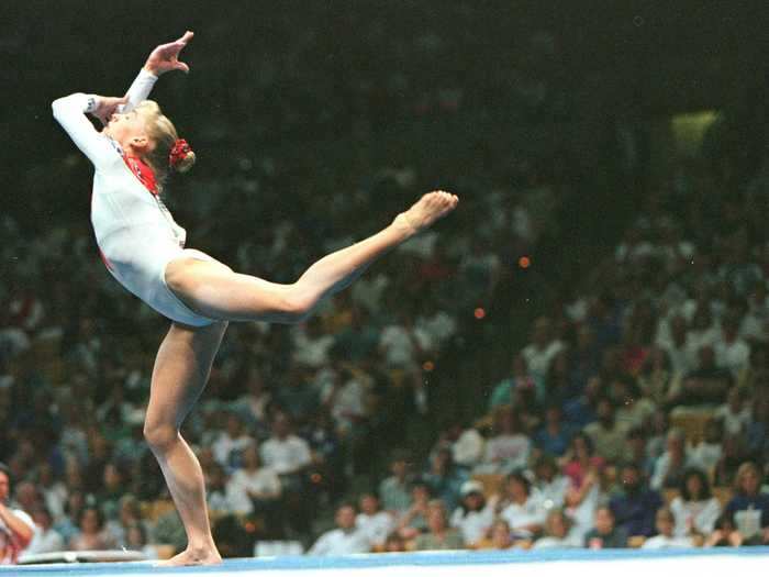 INDIANA: Jaycie Phelps was a member of the gold medal-winning Magnificent Seven at the 1996 Olympics.