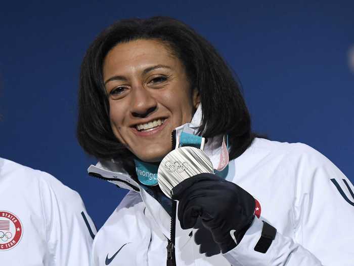 GEORGIA: Bobsledder Elana Meyers Taylor has appeared at the Winter Olympics three times and medaled each time.