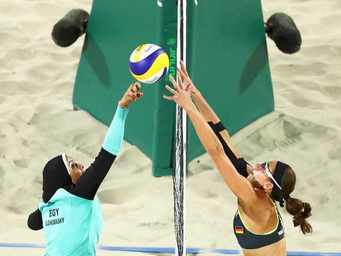 At the 2016 Rio Olympics, Egypt and Germany faced off in women