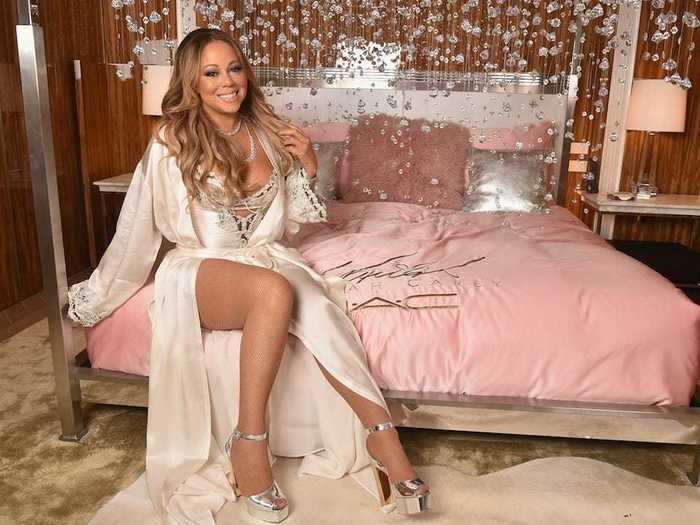 Mariah Carey allegedly spent $100,000 per month on exotic flowers.