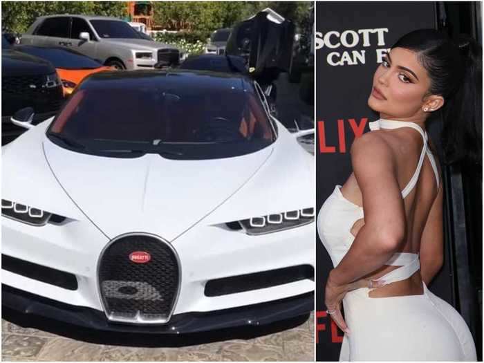 Kylie Jenner was accused of flaunting her wealth after posting a video of her Bugatti Chiron.