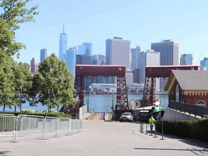 We left Governors Island via the public ferry.