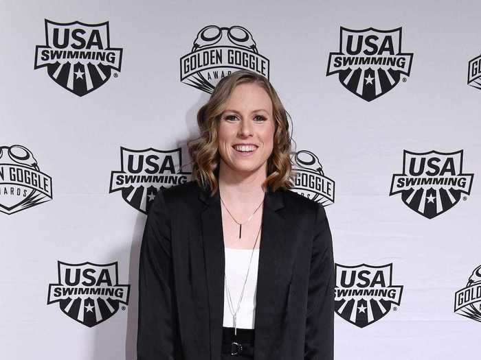 Swimmer Lilly King made a case for shorts on the red carpet at the same event.