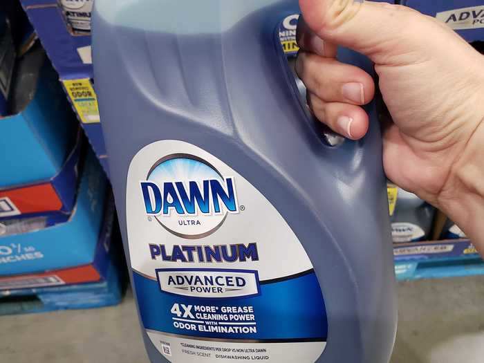 I use Dawn dishwashing liquid to clean all over my house.