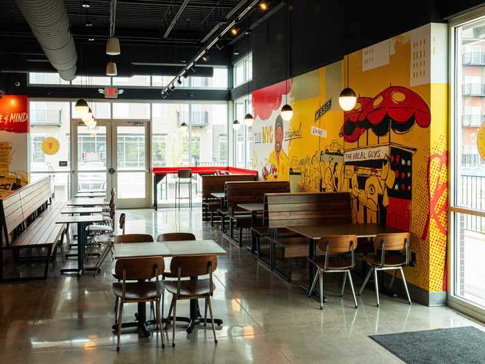 The fast-casual chain, which has close to 100 restaurants worldwide after opening its first in 2014, started rolling out the new designs in the spring.