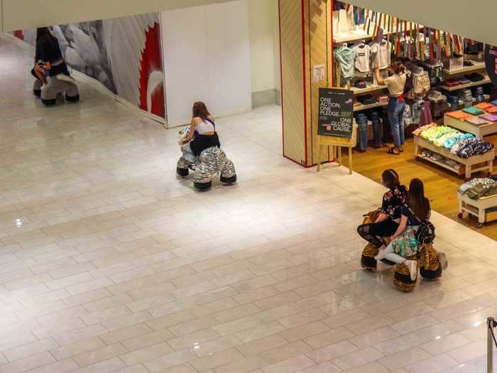 Another mall staple that American Dream can boast is animal rides. I fondly remember riding on these in my youth.