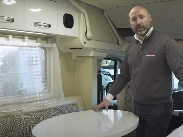 "Because of the custom fiberglass monocoque shell, Wingamm is basically able to design whatever floor plan it wants," Diamond said.